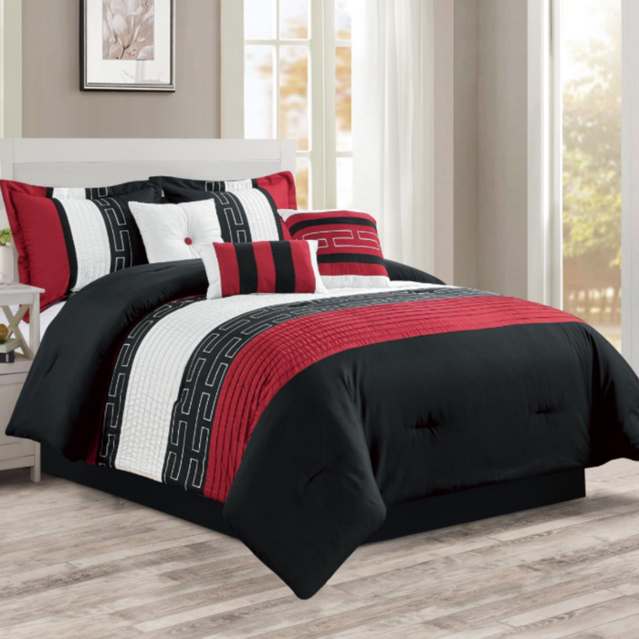 Donnatella Black Comforter Set