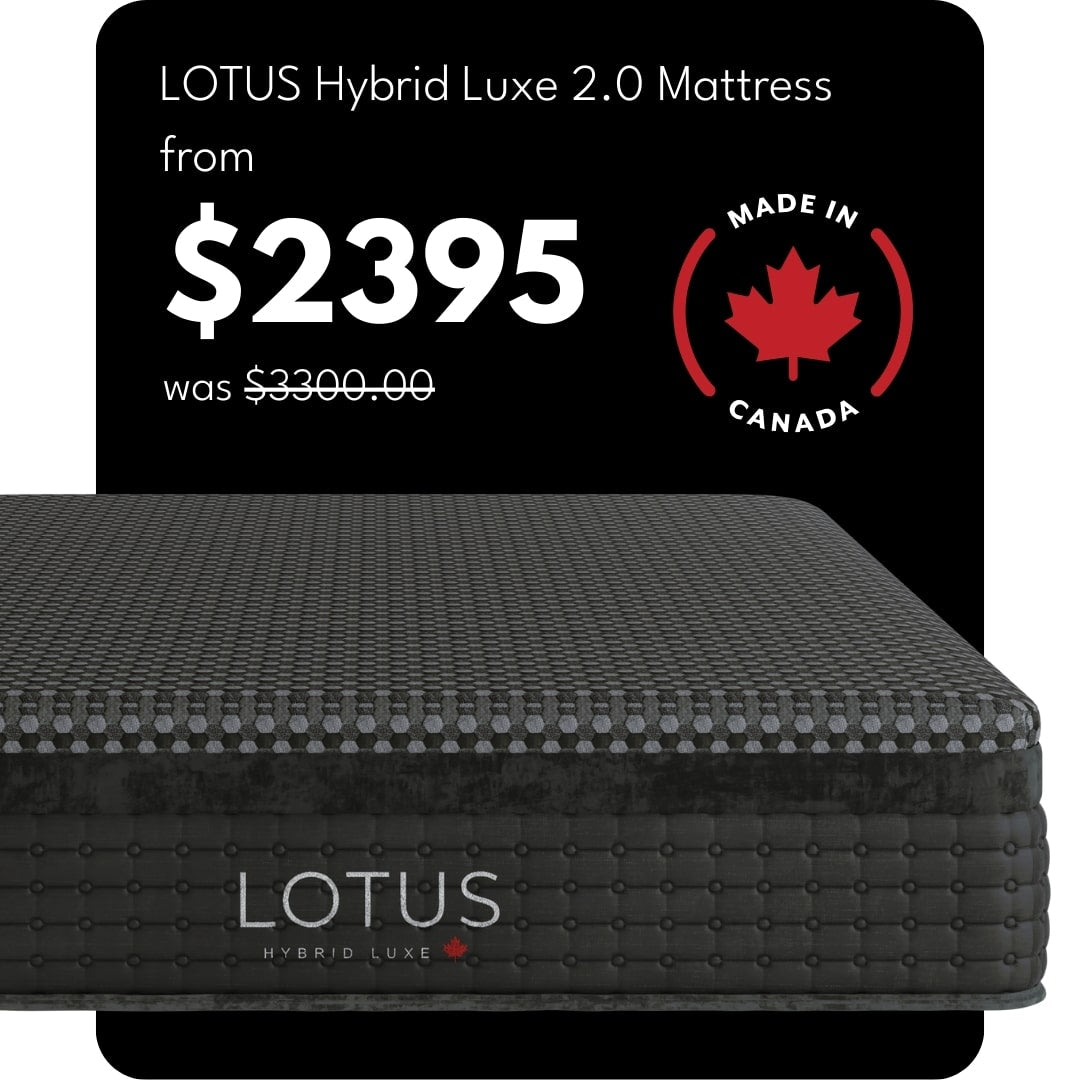 The Lotus Hybrid Luxe 2.0 Mattress Collection