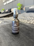 Luxury Pillow Spray bottle on a bed in a Modern Mattress showroom