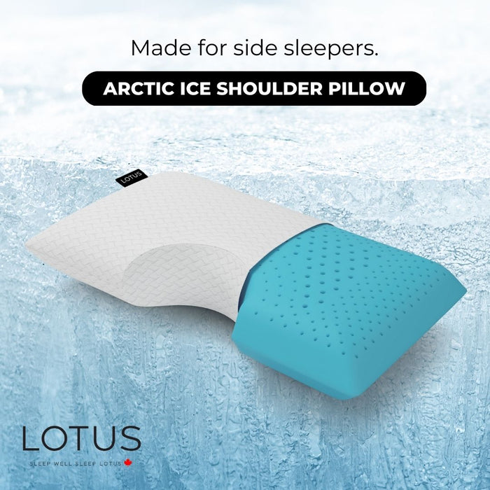 LOTUS Arctic Ice Shoulder Pillow