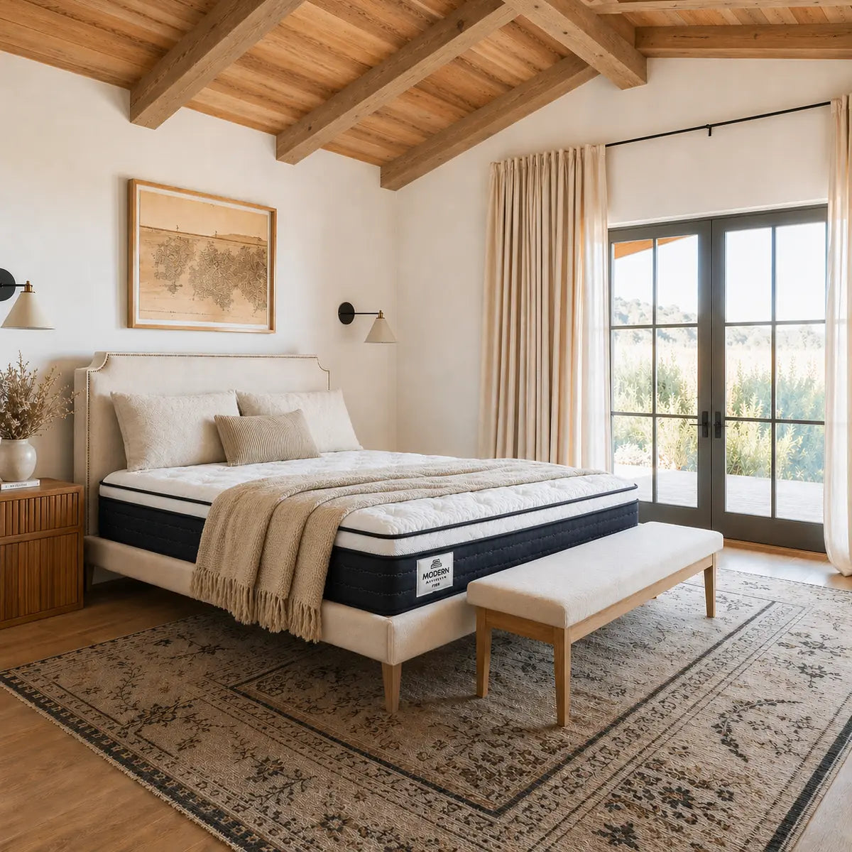 The Classic euro top pocket coil mattress by Modern Mattress