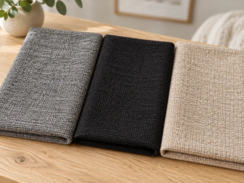 Joshua Ash, Stallion Black and Motion 59 upholstery fabrics